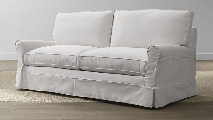 White Slipcovered Sofa fromCrate and Barrel