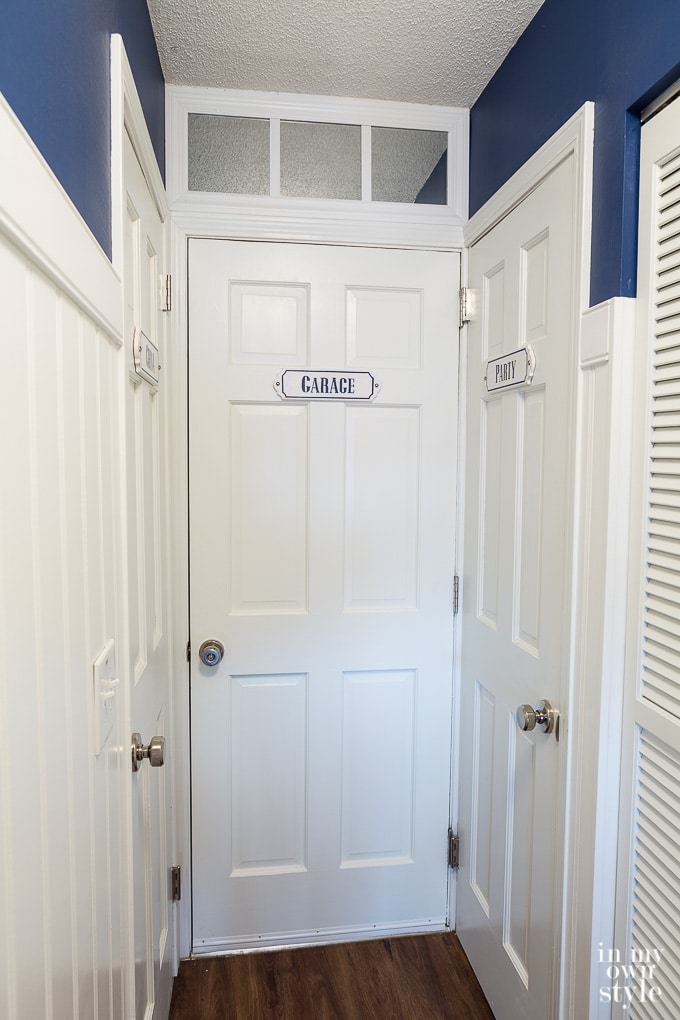 How to make French Enameled Door Signs