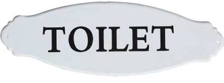 French enameled sign