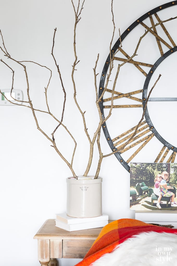 DIY autumn flower arrangement 