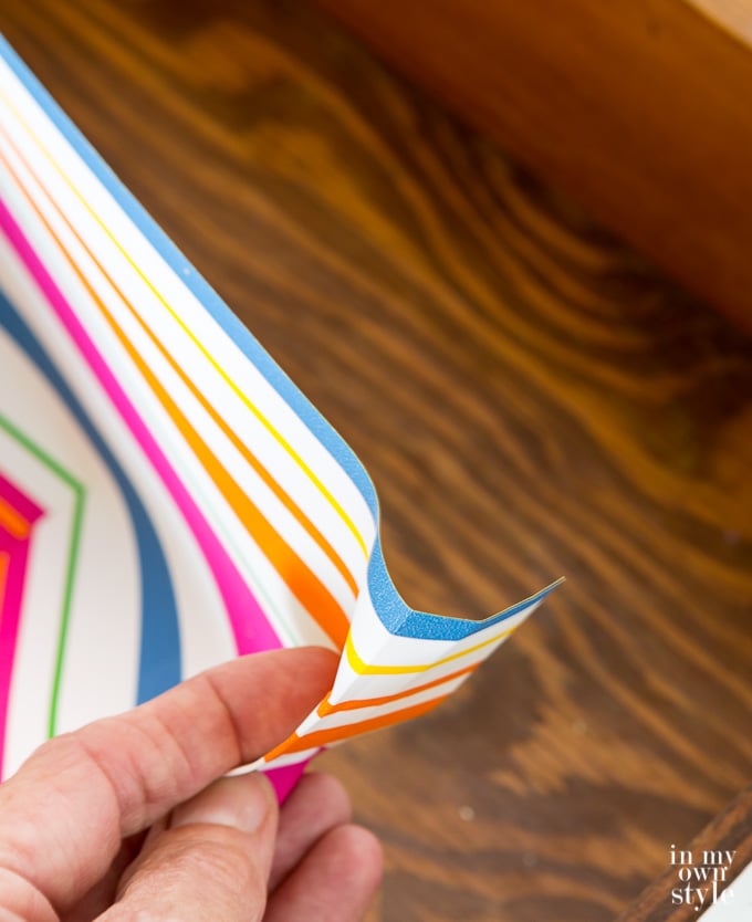 how to fit drawer liners into drawers without the need to measure