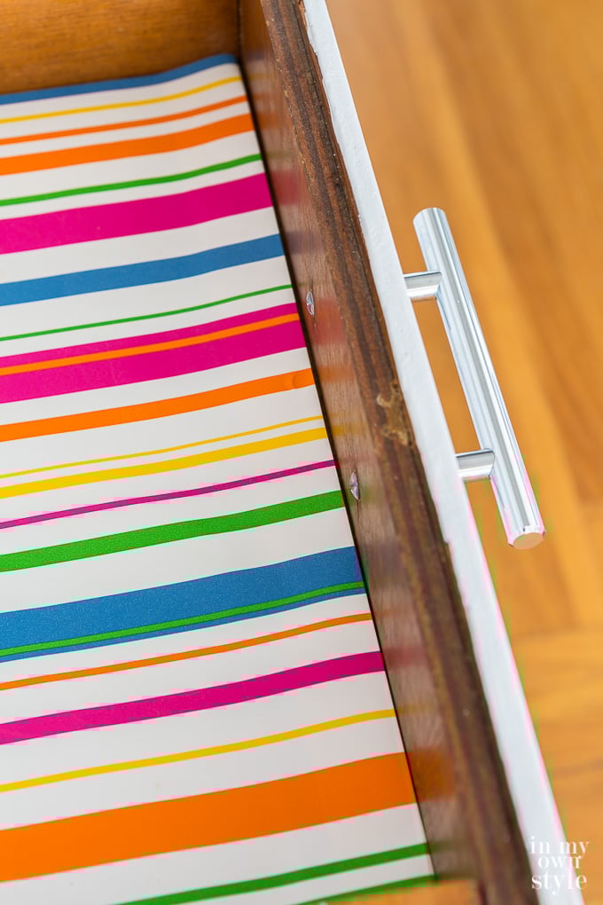 how to make drawer liners using paper and vinyl
