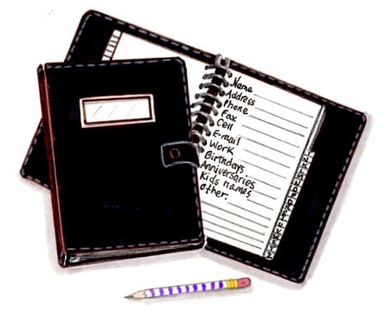 daily planner illustration