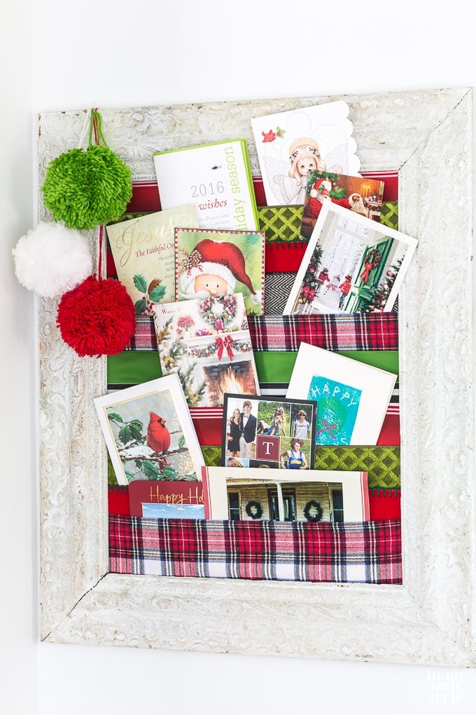 Christmas Card Holder you can make in a night
