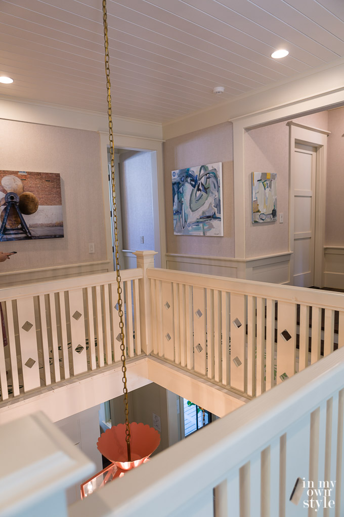 second floor landing at the Southern Living Idea House
