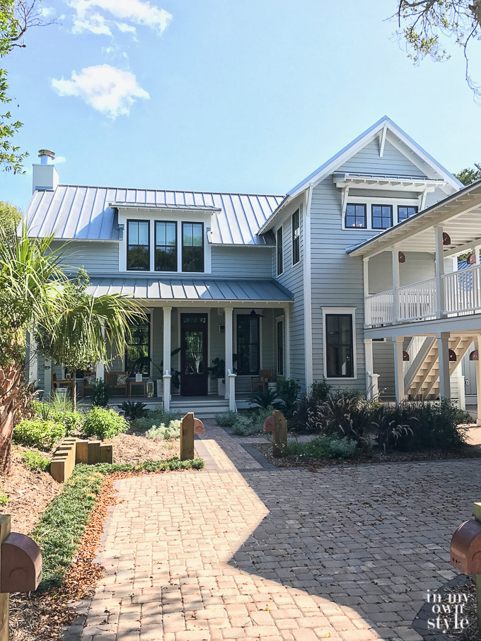 The Entrance of the Southern Living Idea house