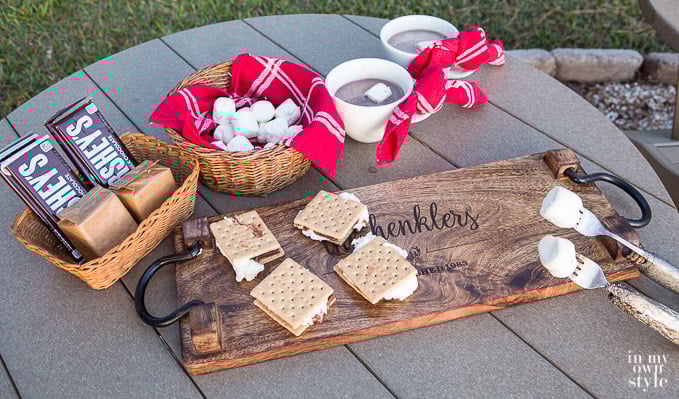How to serve smores