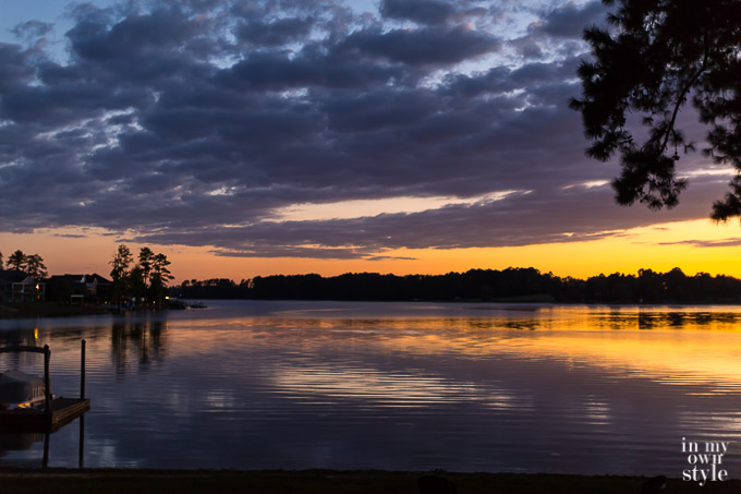 Sunset on Lake Murray SC