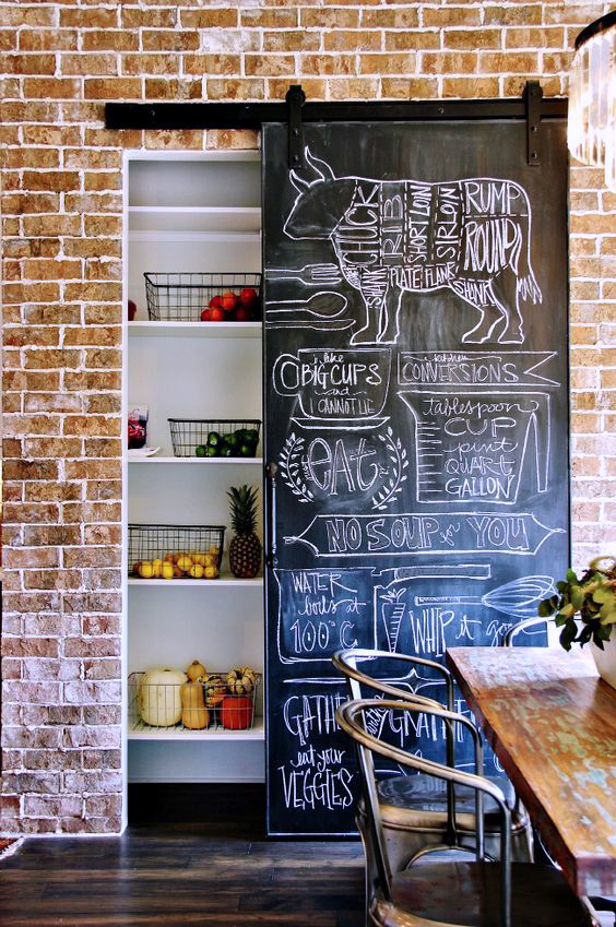 pantry-door-that-is-a-chalk-board