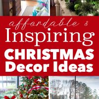 Easy and affordable Christmas decorating ideas that anyone can do.