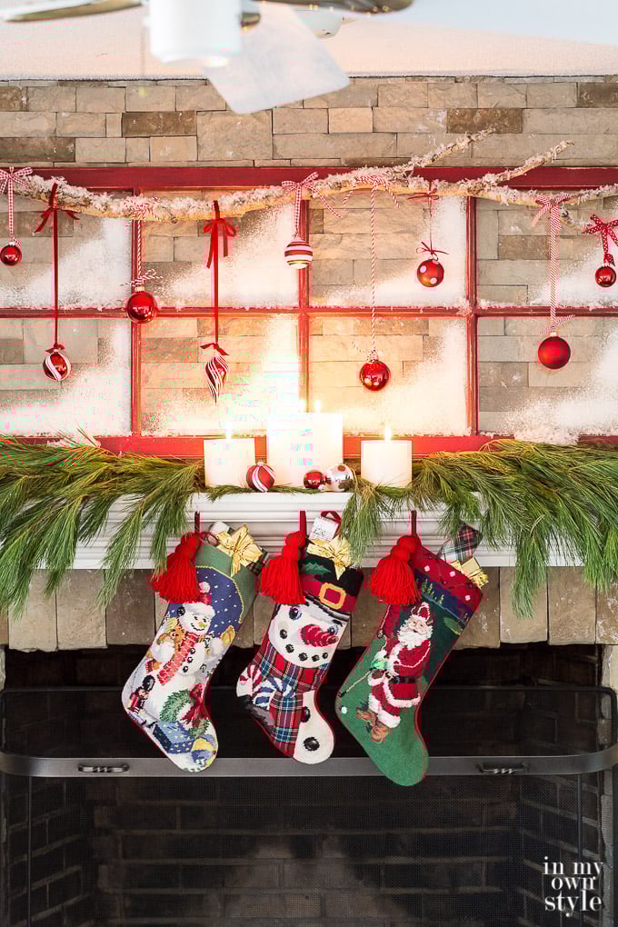Christmas decorating ideas for fireplace mantels
