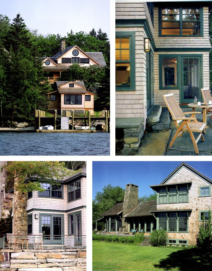 Exterior Color schemes for lake homes