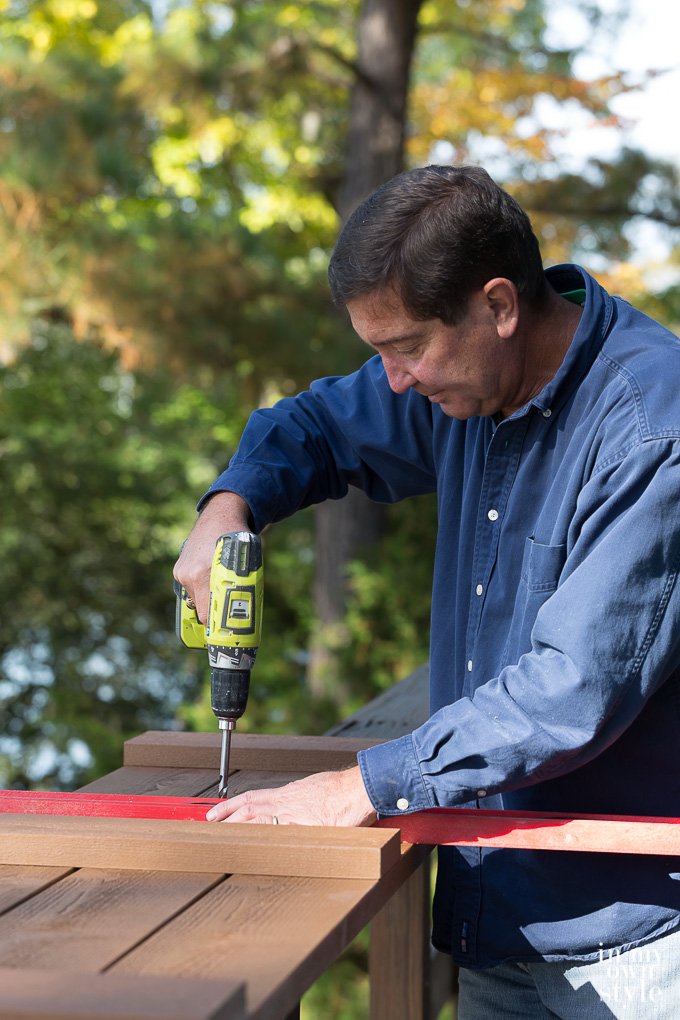 How to drill holes to install Nu-Wood shutters
