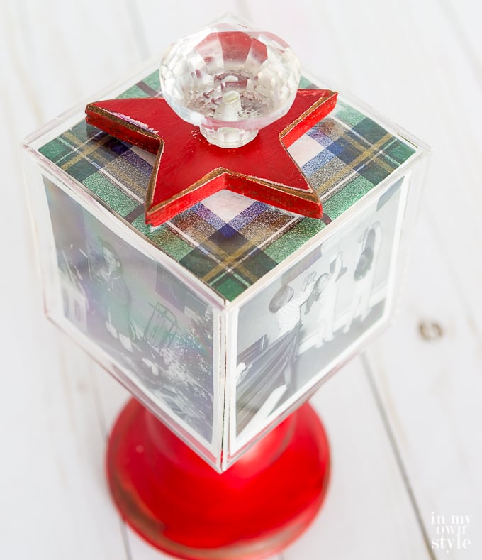 Family Christmas photos and how to display them