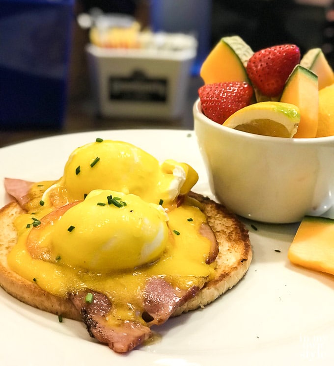 Eggs Benedict at Andy's Flour Power in Panama City Beach Florida