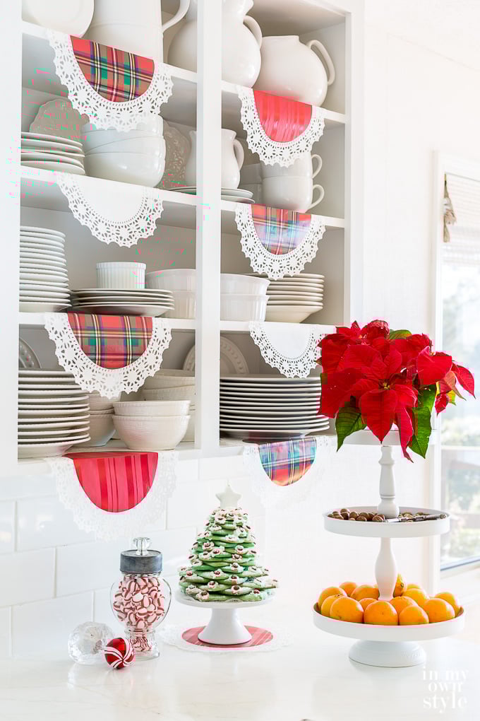 Christmas kitchen decorating ideas on a dime.