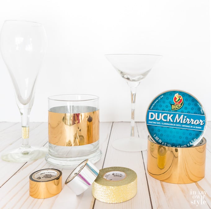 Duck Mirror Crafting Tape in Gold