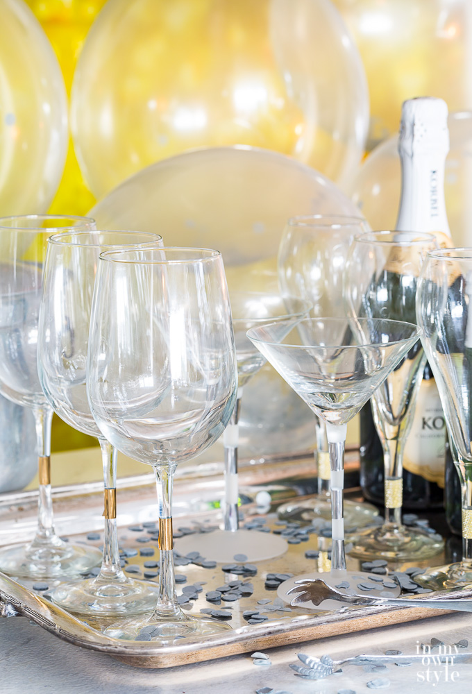 Drink glass marker ideas