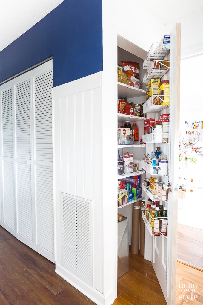 Pantry Closet Makeover-