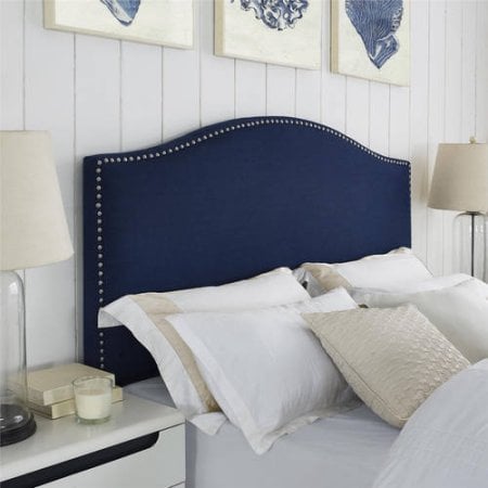 Navy Blue Bed Headboard
