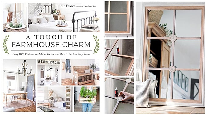 A Touch of Farmhouse Charm offers DIY projects to help you decorate your home in affordable farmhouse style.