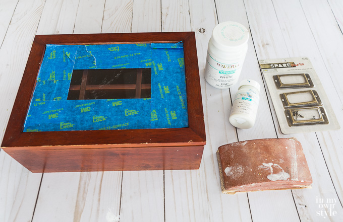 supplies needed to makeover a thrift store find