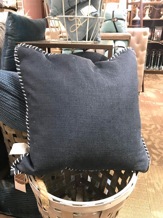 Whipstitched Edge decorative pillow at Kirklands