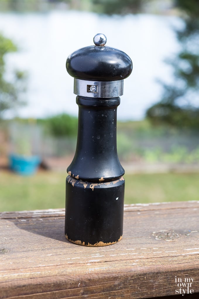 Wood Pepper grinder in need of a makeover