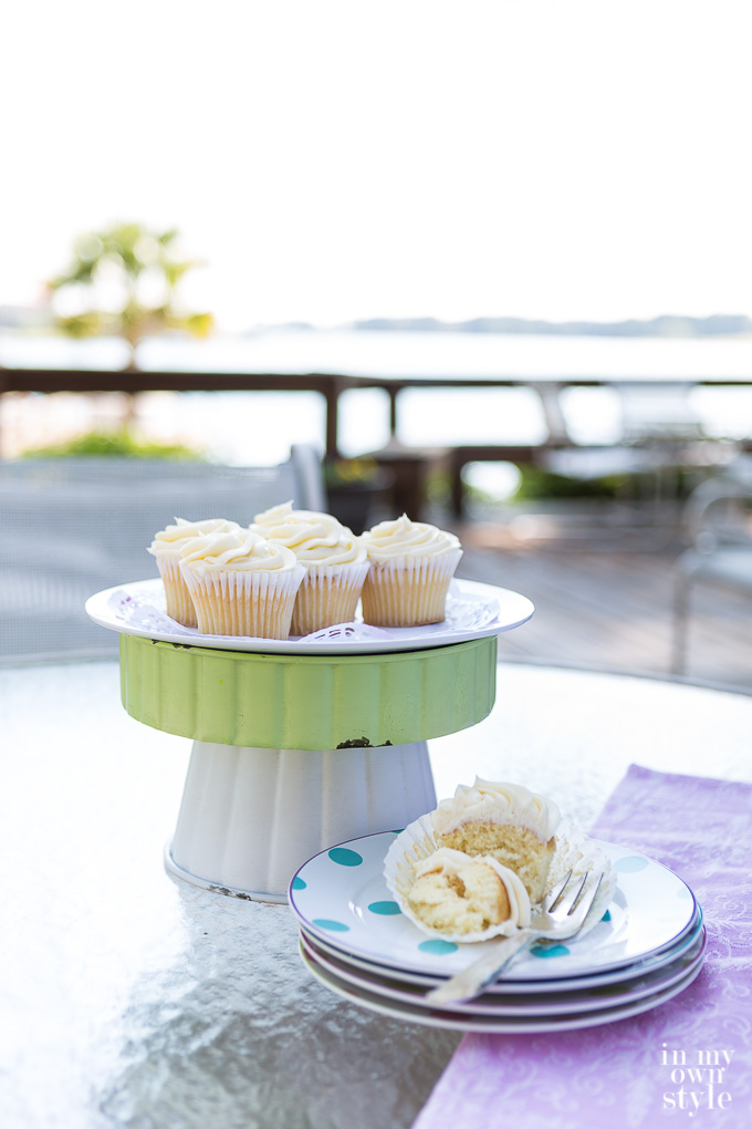 Metal cake stand from the Trisha Yearwood Home Collection at Tractor Supply