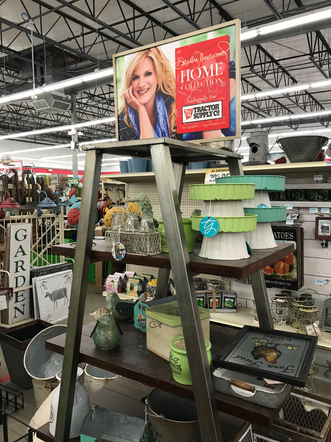 Trisha-Yearwood-Home-collection-display at-Tractor-Supply