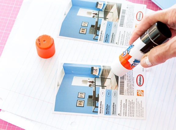 what to do with paint chip samples