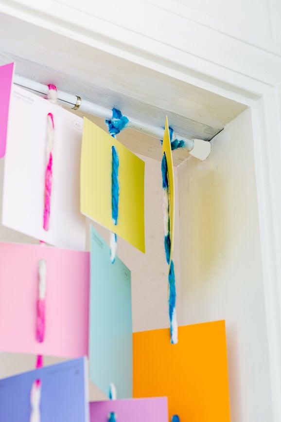  paint chips art and creative reuse ideas for paint chip swatches