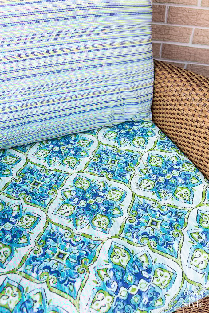 Easy Sew Outdoor Furniture Cushion Covers