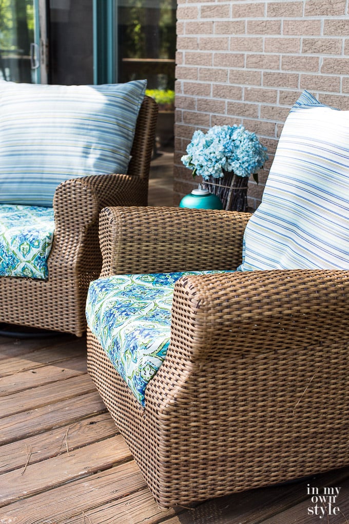 How to make outdoor chair cushion covers the easy way