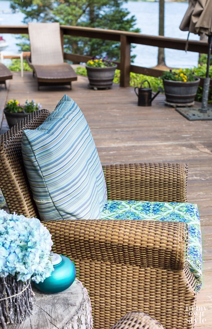 How to make outdoor chair cushion covers