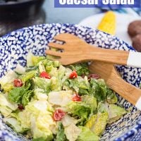 Caesar Salad recipe with no anchovies.