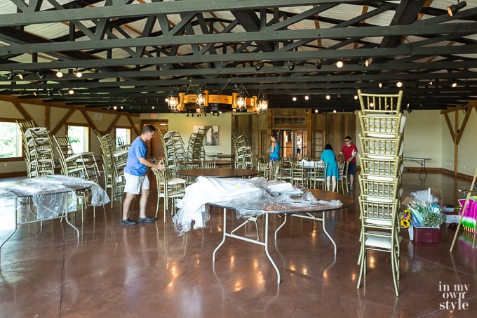 DIY Barn wedding