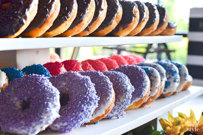 How to make a donut wedding cake