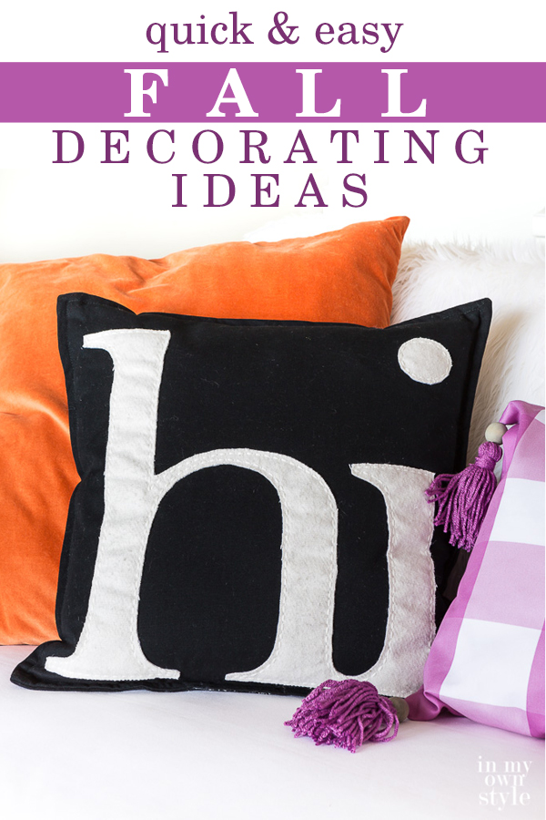 Fall home Decorating Ideas