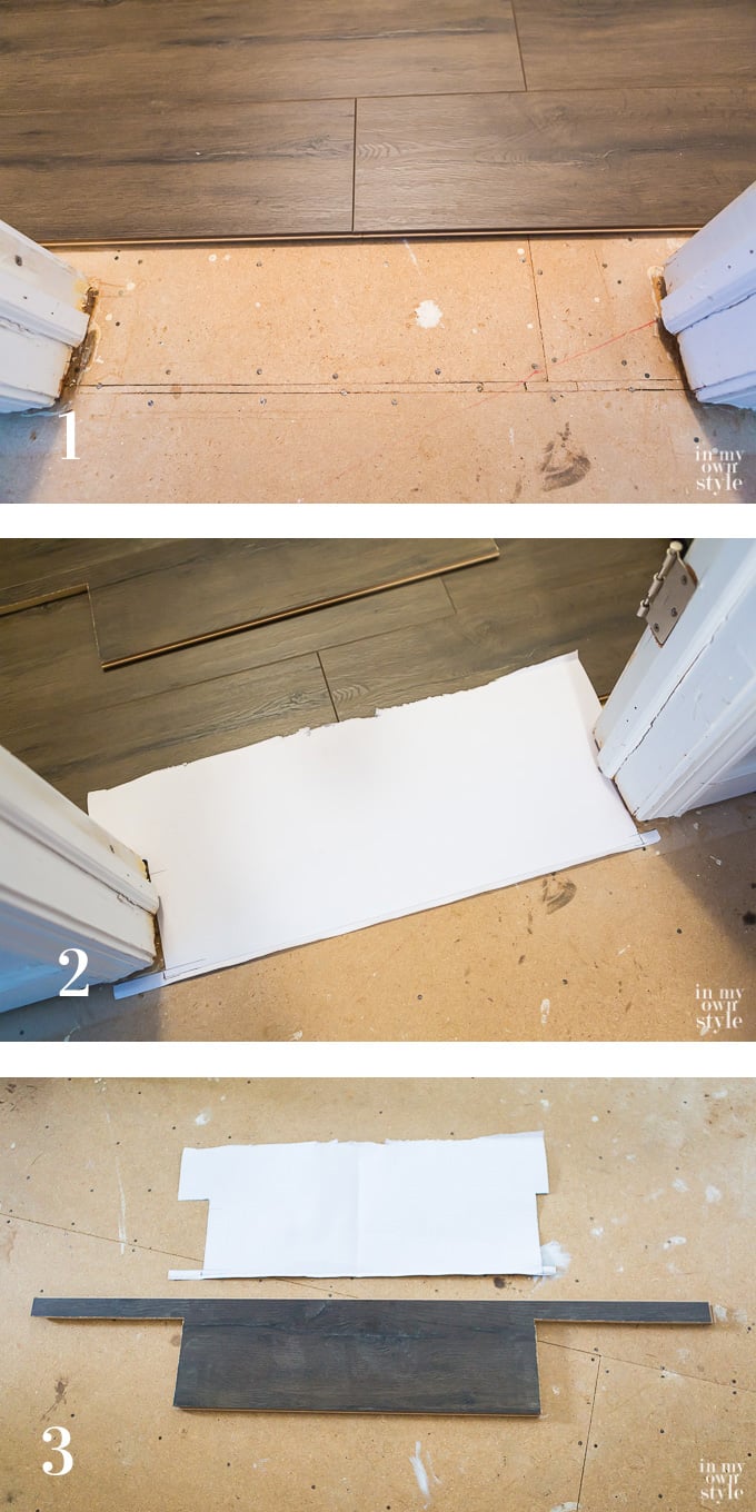 Steps needed to cut-laminate-flooring-to-fit-around-doorways