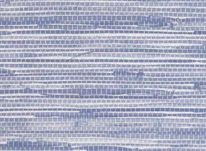 Swatch of Light-Blue-Faux-Grasscloth-Wallpaper