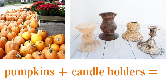 Pumpkin-decorating-idea-for-tables-and-mantels