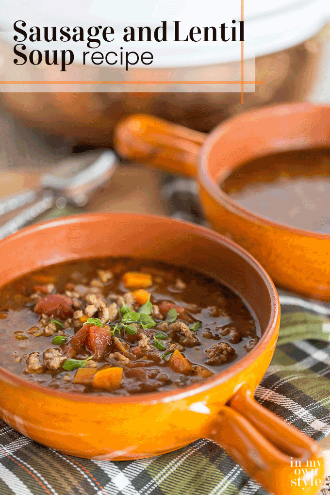 Sausage and Lentil Soup recipe