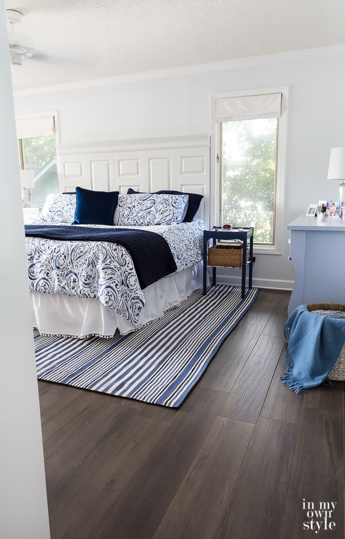 Before and After Bedroom Flooring makeover