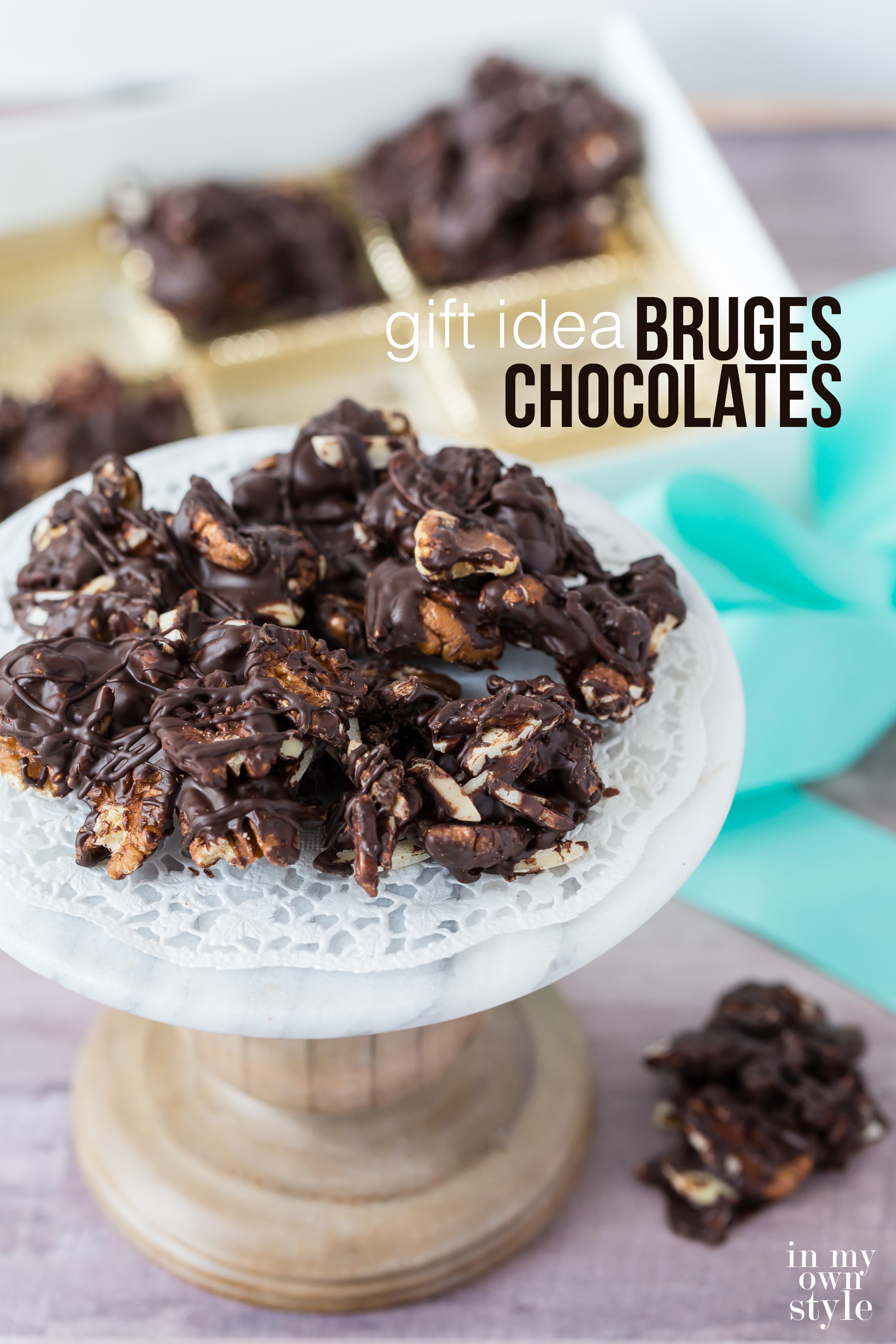 Edible gifts to give this year to family, friends, teachers, hostesses, and for corporate giving. Bruges Chocolaterie sells many types of delish chocolates that they beautifuly package to be sent anywhere. The chocolate is so much better than any mass marketed chocolate you buy at the mall. 