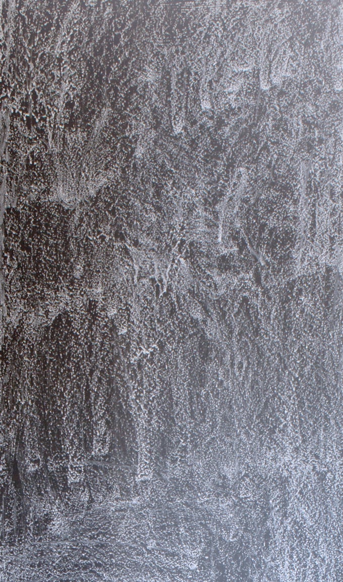 How-to-season-a-chalkboard to prevent ghosting of first drawing.