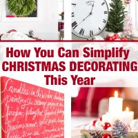 Tips on how to simplify Christmas decorating