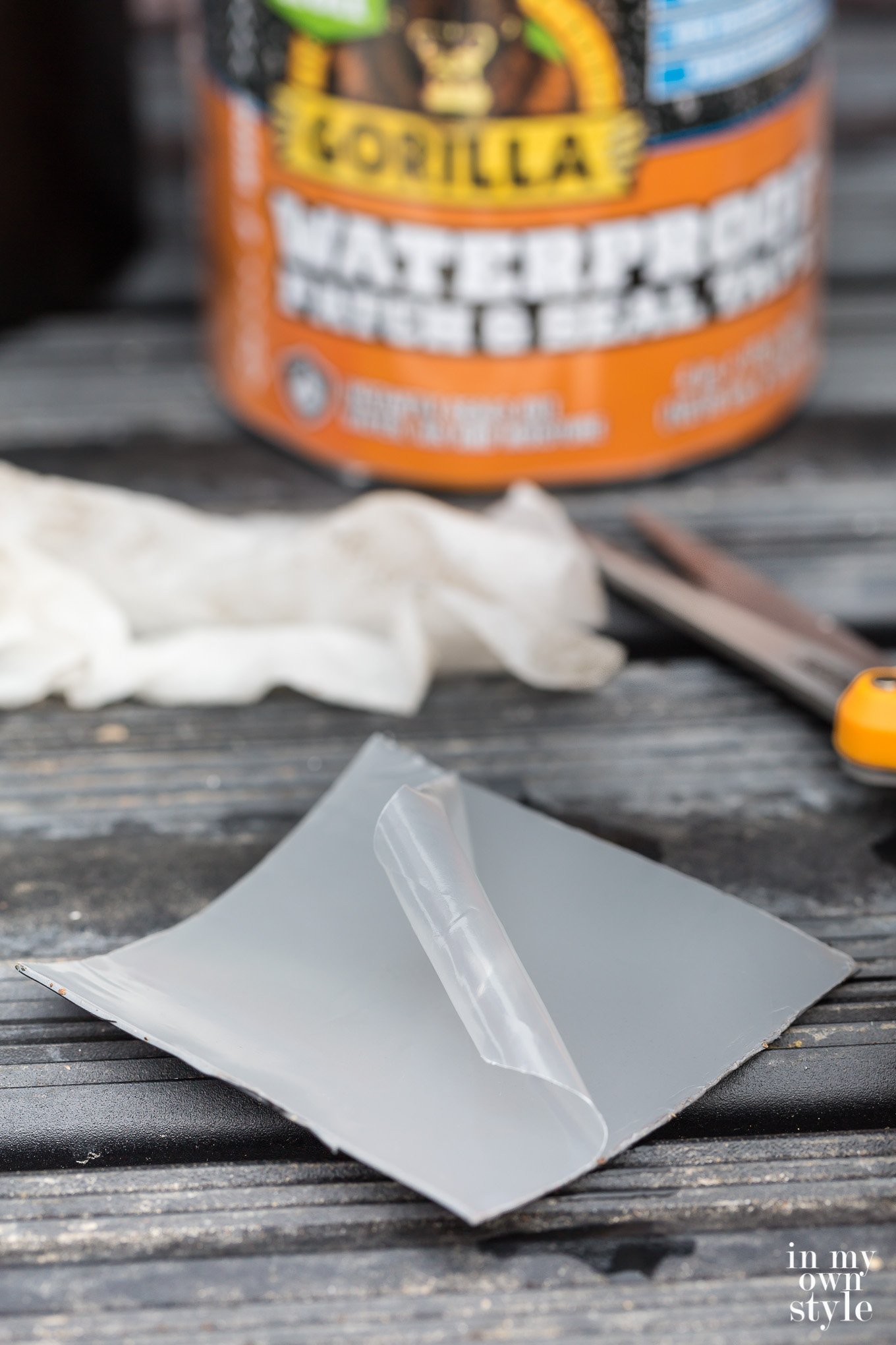 How to use Gorilla Glue Waterproof Patch and Seal Tape
