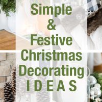 Simple and Festive Christmas Decorating ideas