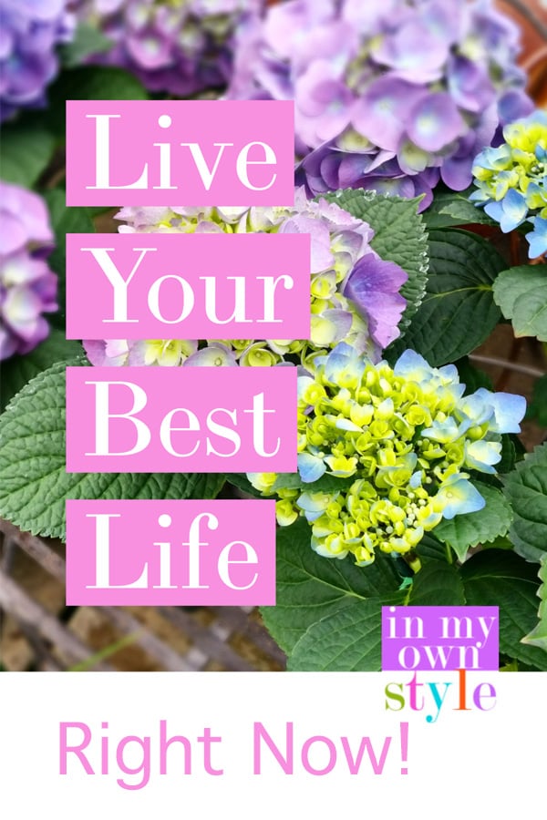 Idea on how to live the best life you can by doing this one thing.